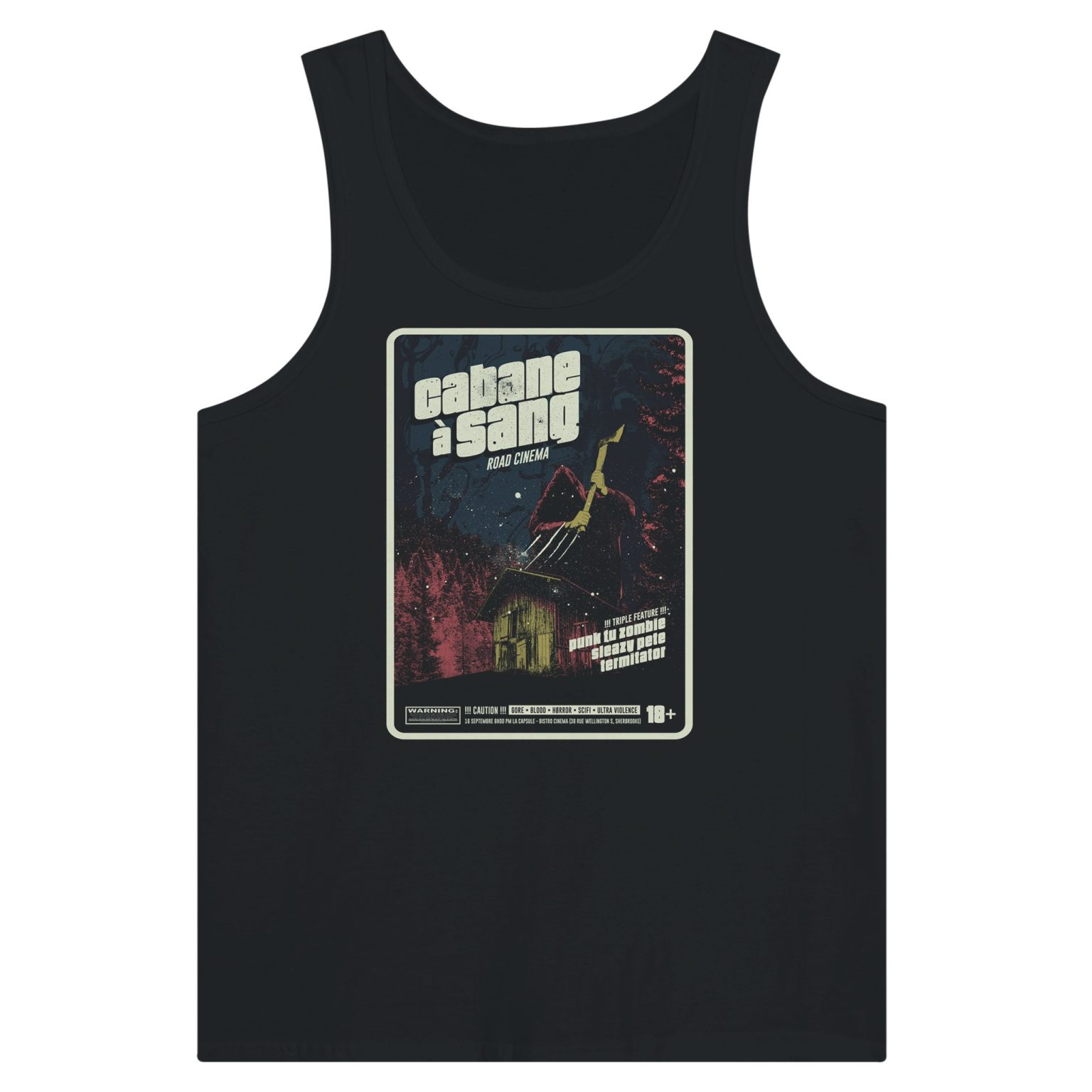 Cabane à Sang 1st Edition (2017) – Black Tank Top