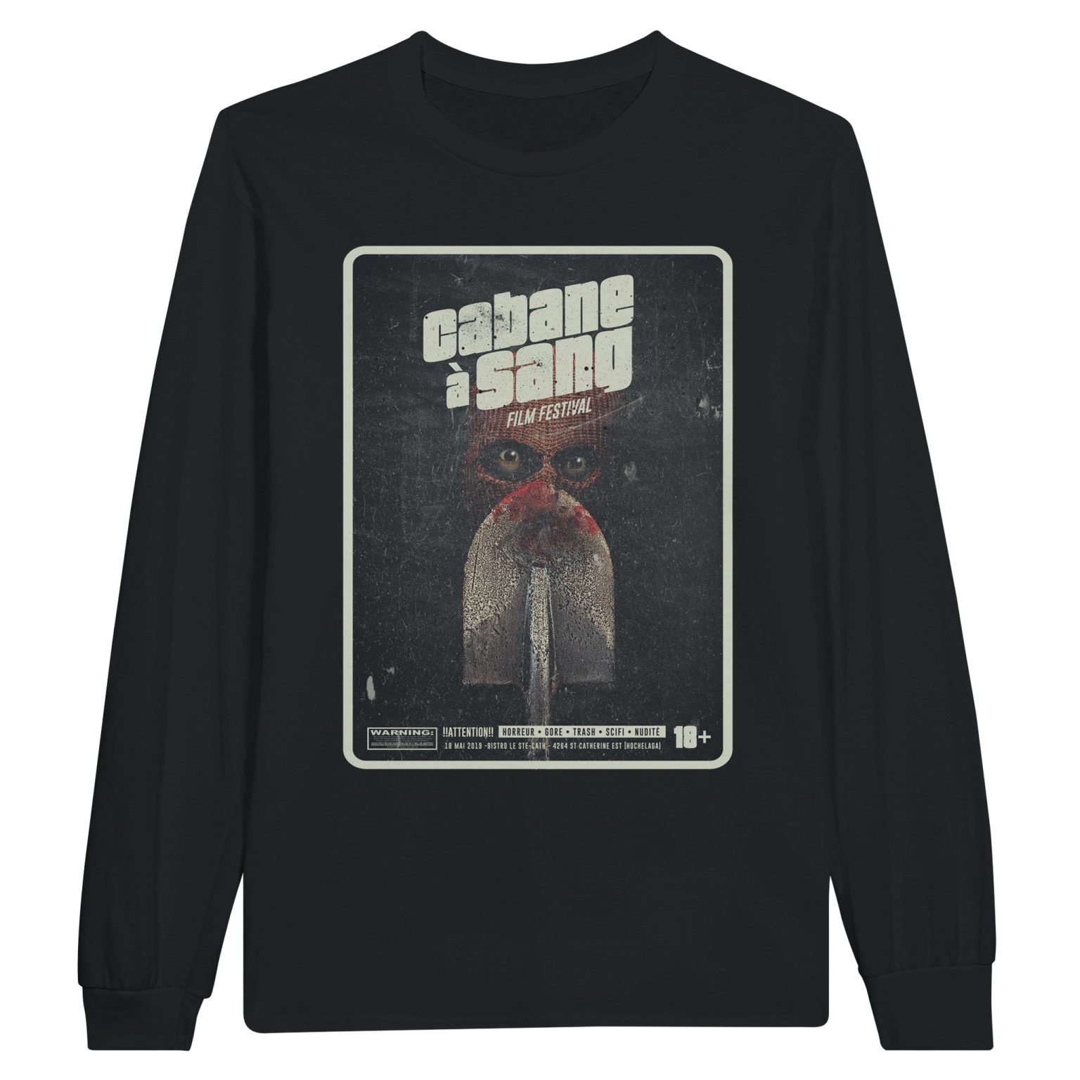 Cabane à Sang 2nd Edition (2019) – Black Longsleeve T-Shirt