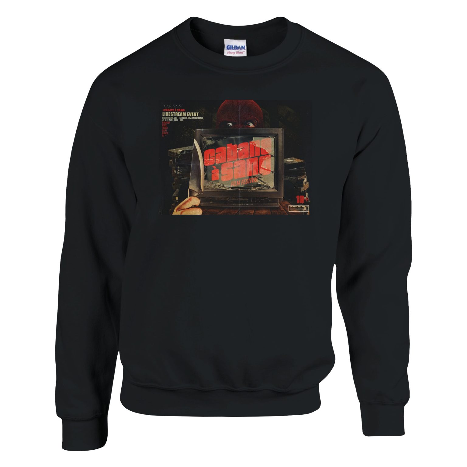Cabane à Sang 4th Edition (2021) – Black Crewneck Sweatshirt