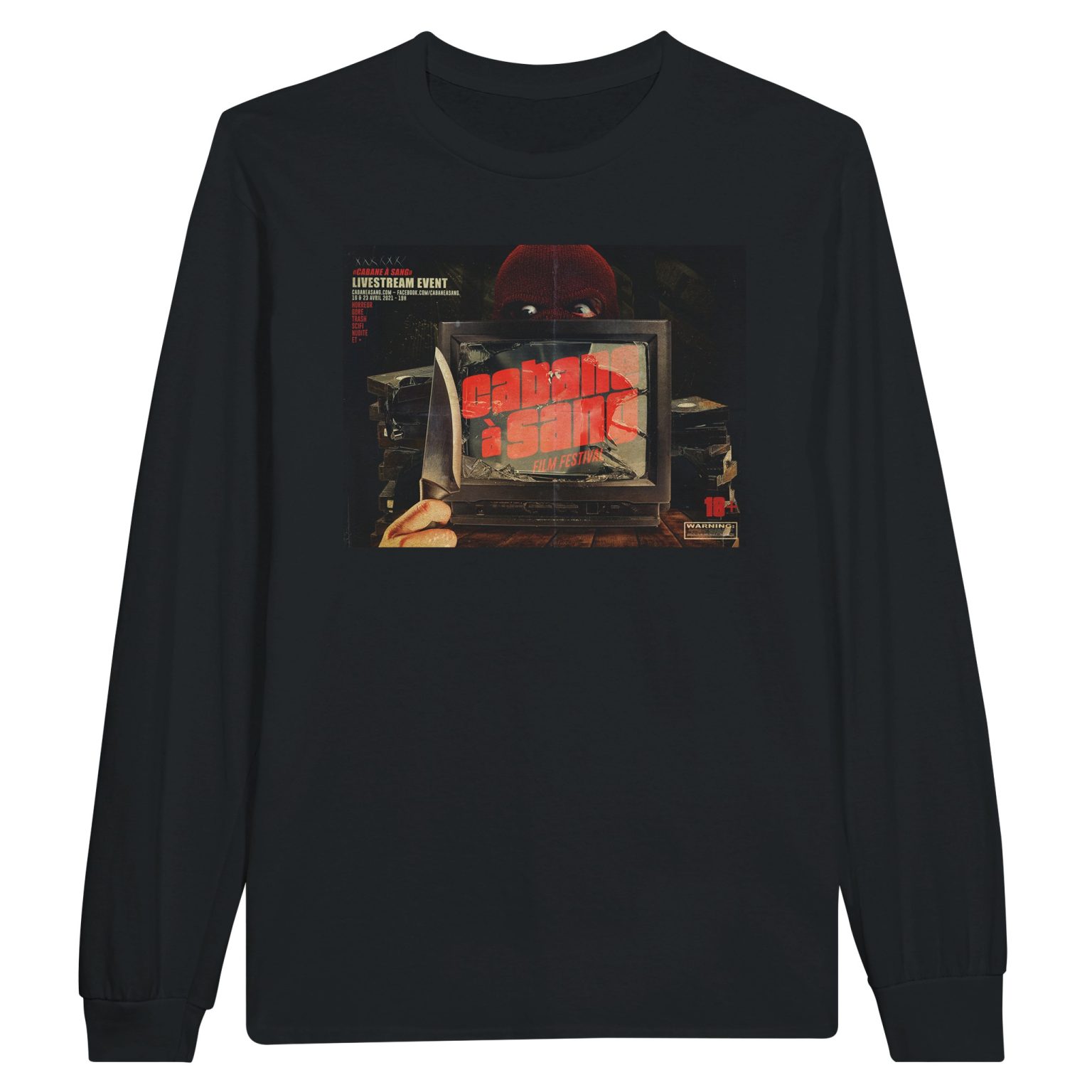 Cabane à Sang 4th Edition (2021) – Black Longsleeve T-Shirt