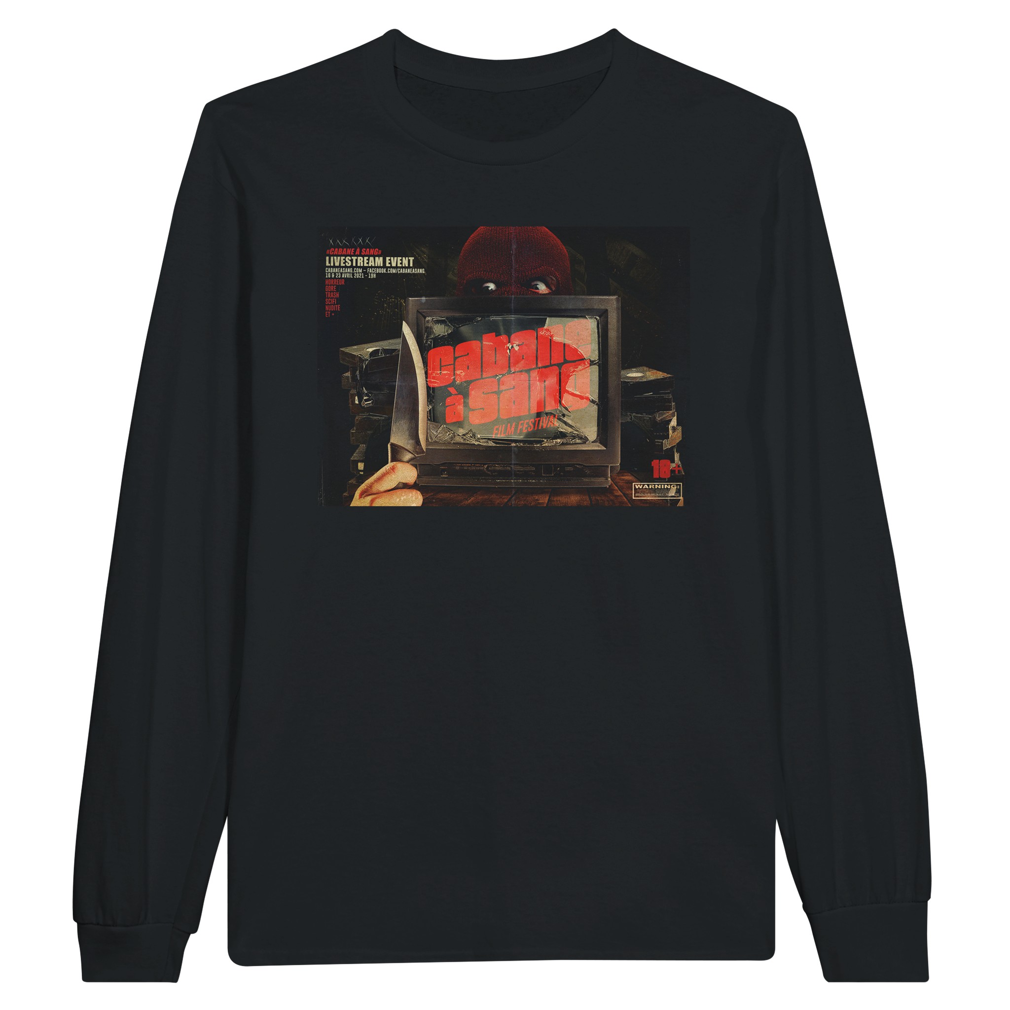 Cabane à Sang 4th Edition (2021) – Black Longsleeve T-Shirt