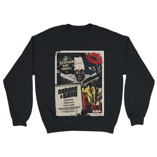 Cabane à Sang 6th Edition (2023) – Black Crewneck Sweatshirt