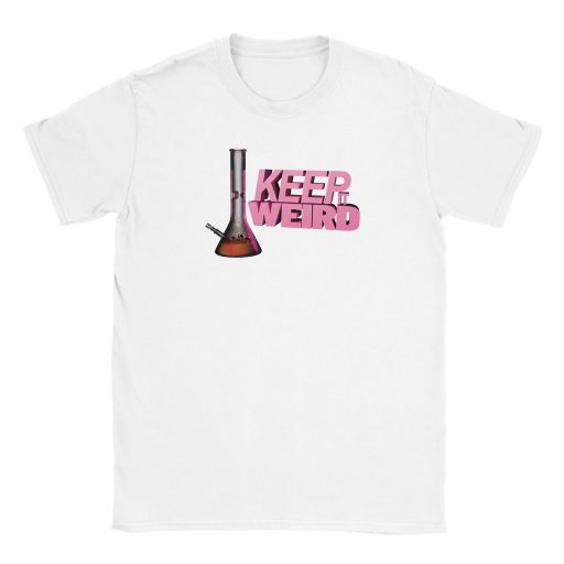 Keep It Weird! – Bong Logo – White T-Shirt