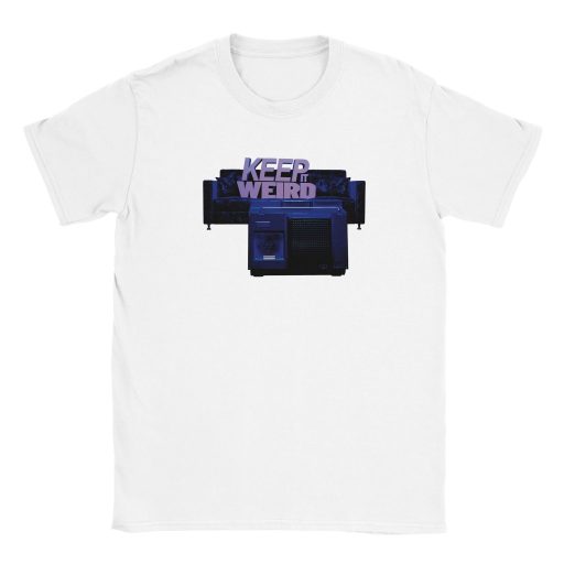 Keep It Weird! – Couch Potato Logo – Black T-Shirt