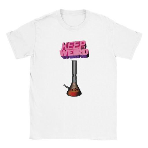 Keep It Weird! – Vertical Bong Logo – T-Shirt