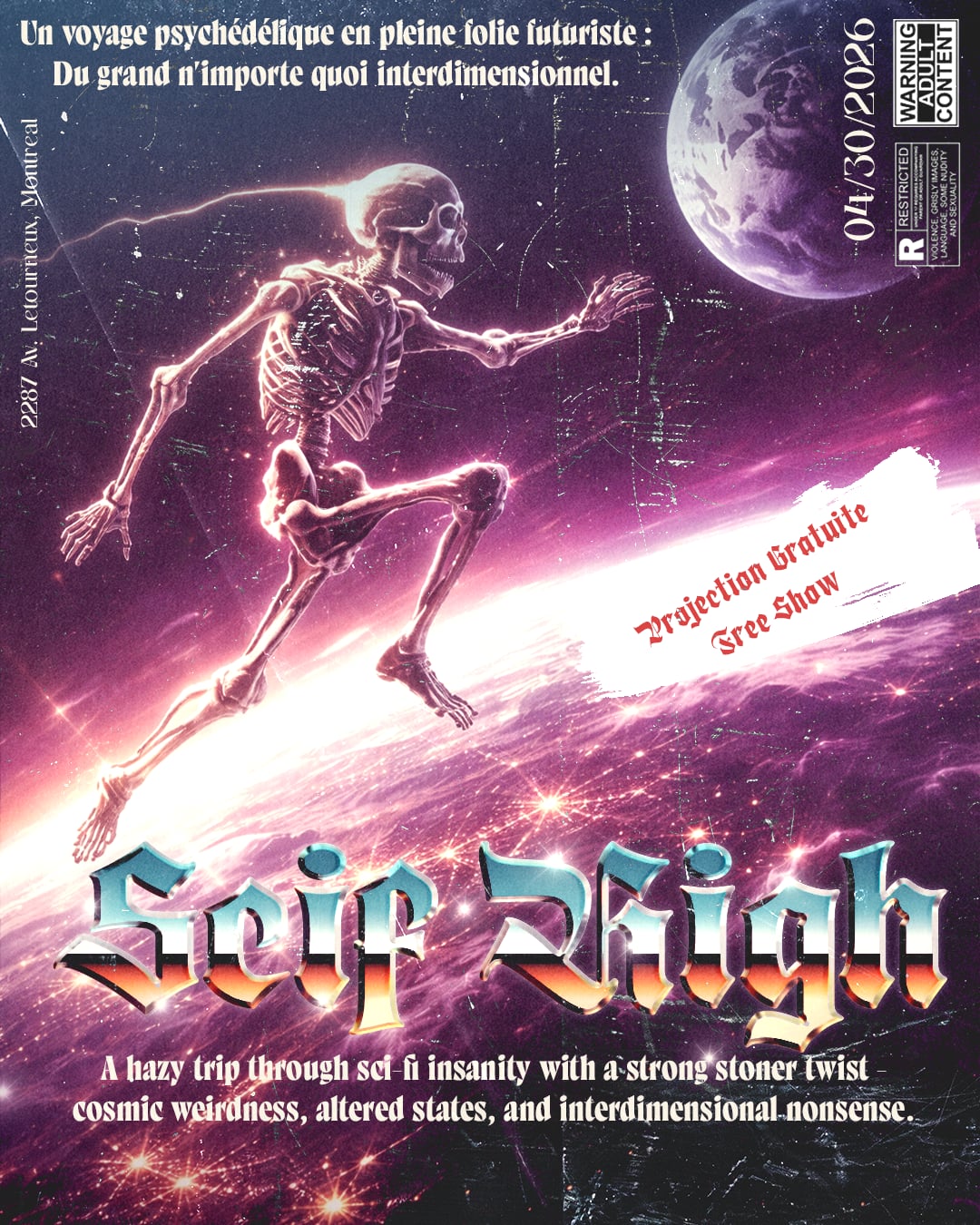 **SOLDOUT**Cabane à Sang Vol. 9 - Scif'High - April 30th 2026 @Usine de L'espace Public (2287 Letourneux - Hochelaga)