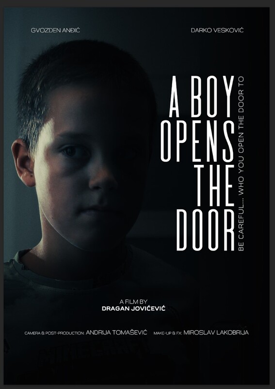 A Boy Opens the Door