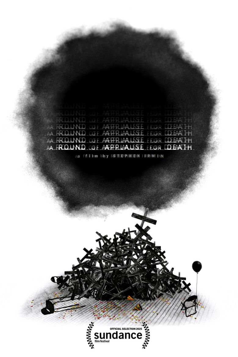 A ROUND OF APPLAUSE FOR DEATH (2024) — film poster, directed by Stephen Irwin