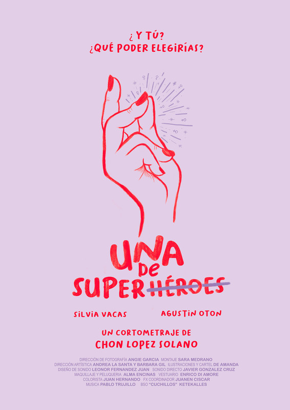 A superheroes' one (2021) - film poster, directed by Chon López Solano
