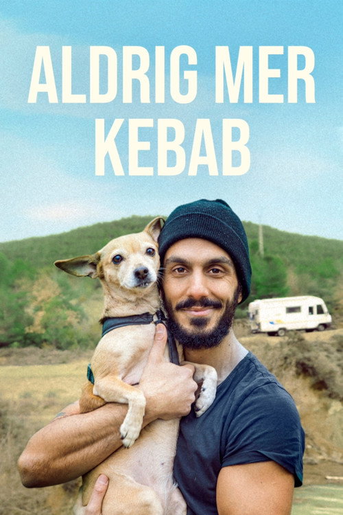 Aldrig mer kebab (2023) — film poster, directed by Hogir Hirori