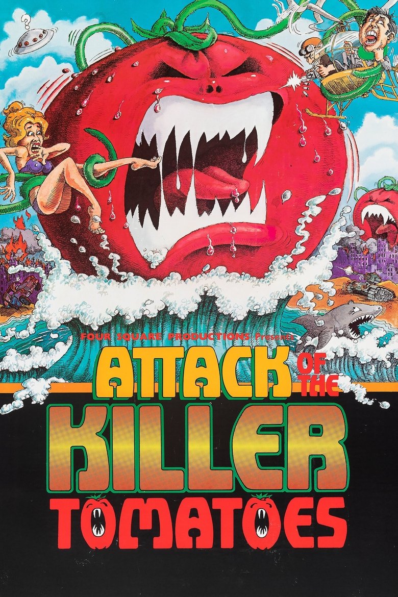 Attack of the Killer Tomatoes! (1978) — film poster, directed by John De Bello
