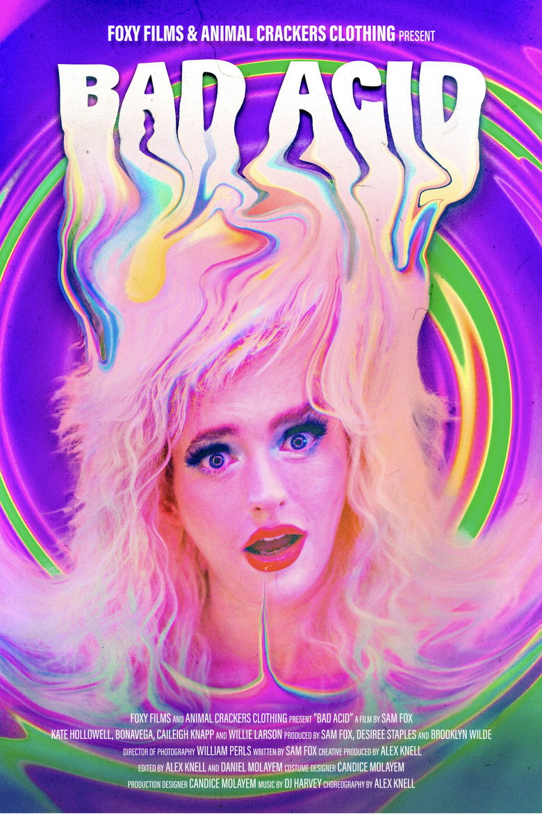 Bad Acid (2022) - film poster, directed by Sam Fox