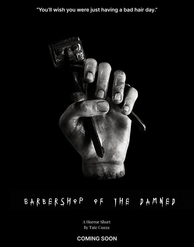 Barbershop of the Damned (2024) - film poster, directed by Tate Cozza