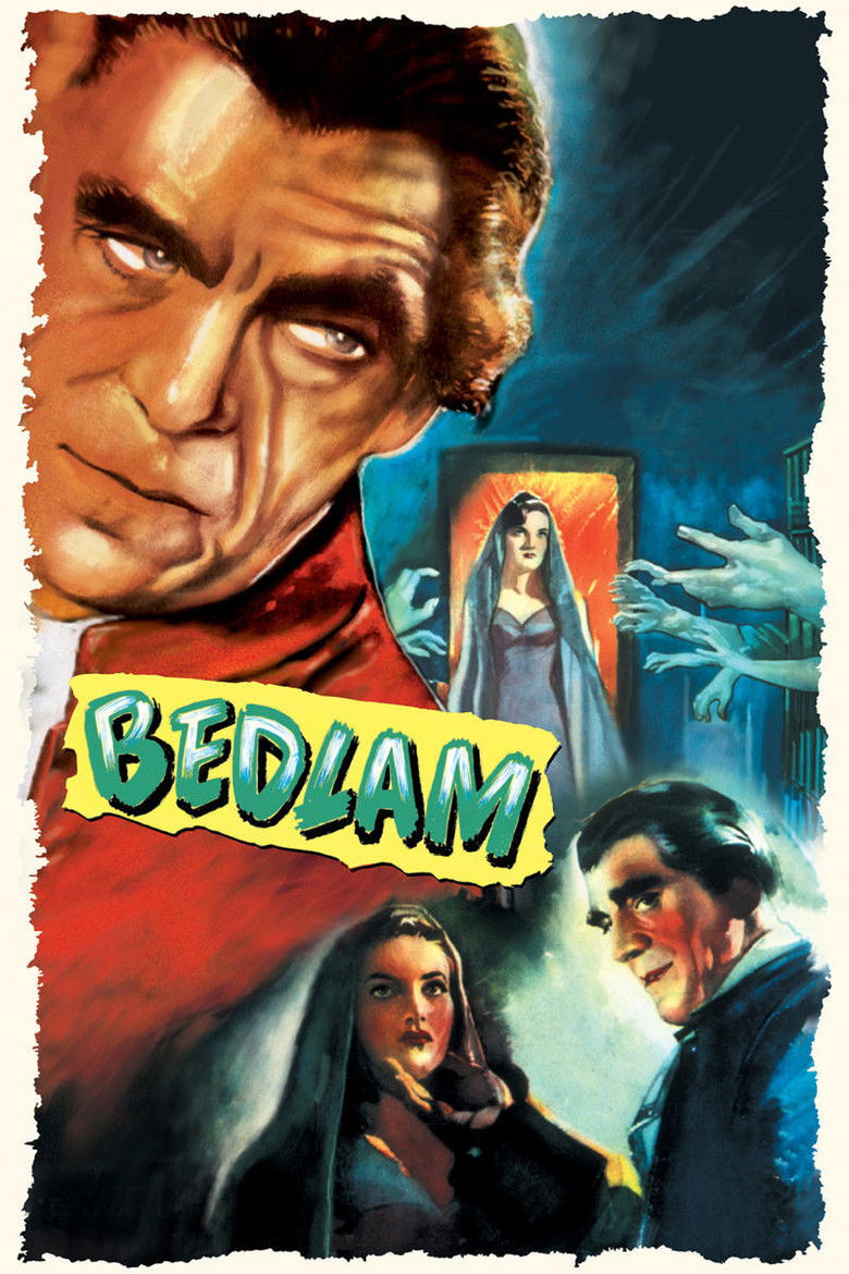 Bedlam (1946) - film poster, directed by Mark Robson