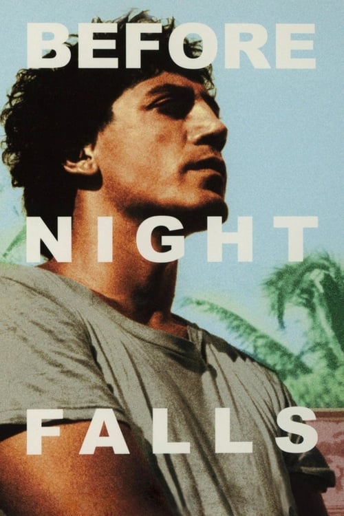 Before Night Falls (2000) - film poster, directed by Julian Schnabel