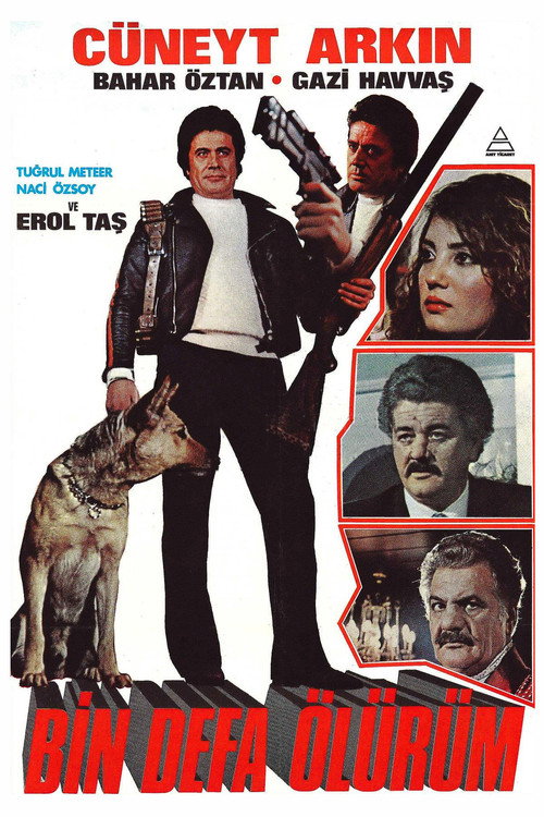 Bin Defa Ölürüm (1985) - film poster, directed by Çetin İnanç