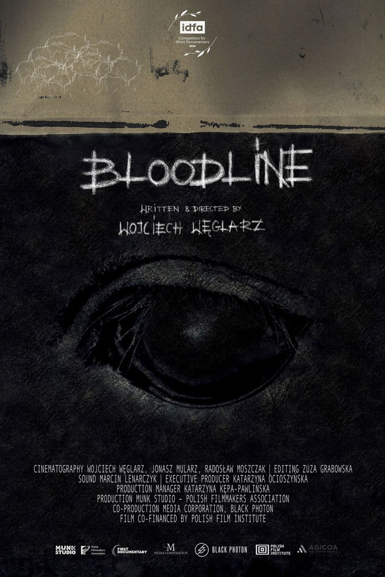 Bloodline (2024) - film poster, directed by Wojtek Węglarz