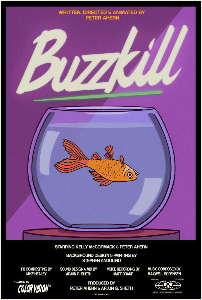 Buzzkill (2024) — film poster, directed by Peter Ahern