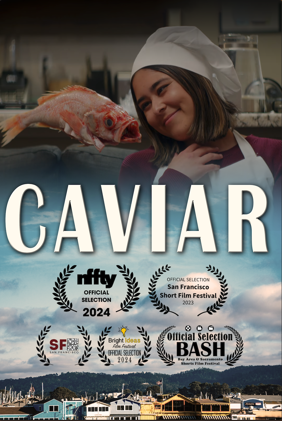 Caviar (2023) - film poster, directed by Nithin Kumar