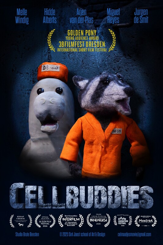 Cell Buddies (2025) - film poster, directed by Melle Windig