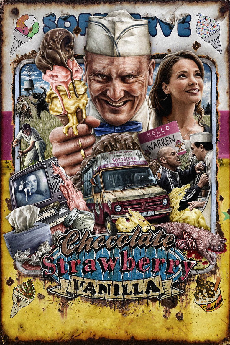 Chocolate Strawberry Vanilla (2013) - film poster, directed by Stuart Simpson