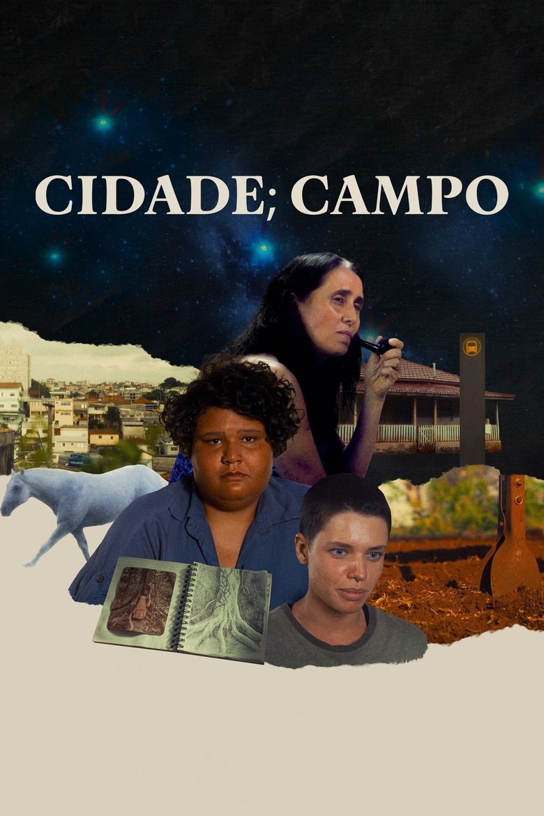 Cidade; Campo (2024) - film poster, directed by Juliana Rojas