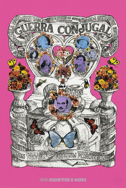 Conjugal Warfare (1975) - film poster, directed by Joaquim Pedro de Andrade