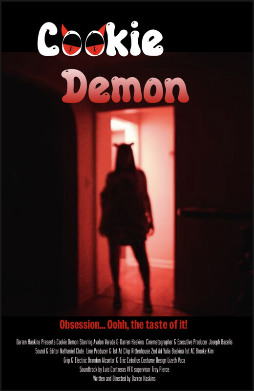Cookie Demon (2025) - film poster, directed by Darren Haskins