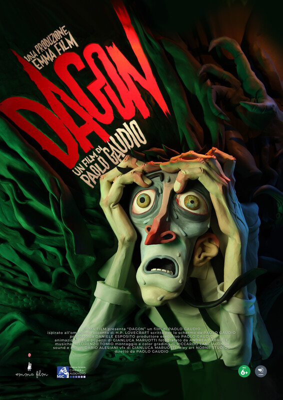 DAGON (2024) - film poster, directed by Paolo Gaudio