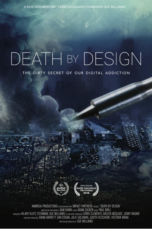 Death by Design (2016) — film poster, directed by Sue Williams