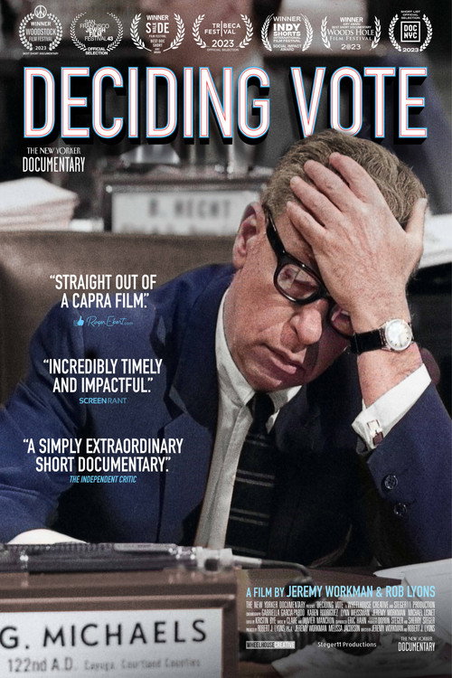 Deciding Vote (2023) — film poster, directed by Jeremy Workman