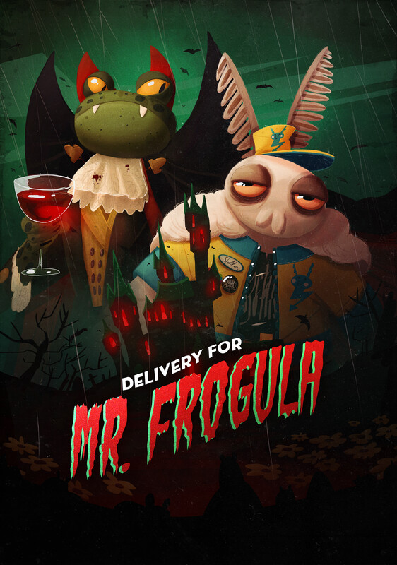 Delivery for Mr. Frogula (2024) - film poster, directed by Vanessa Stachel