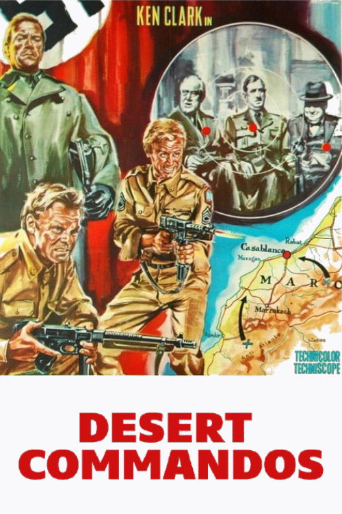 Desert Commandos (1967) - film poster, directed by Umberto Lenzi