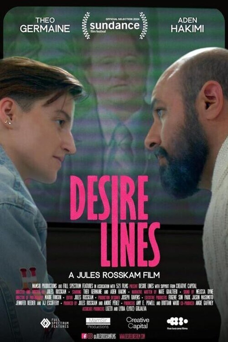 Desire Lines (2024) — film poster, directed by Jules Rosskam