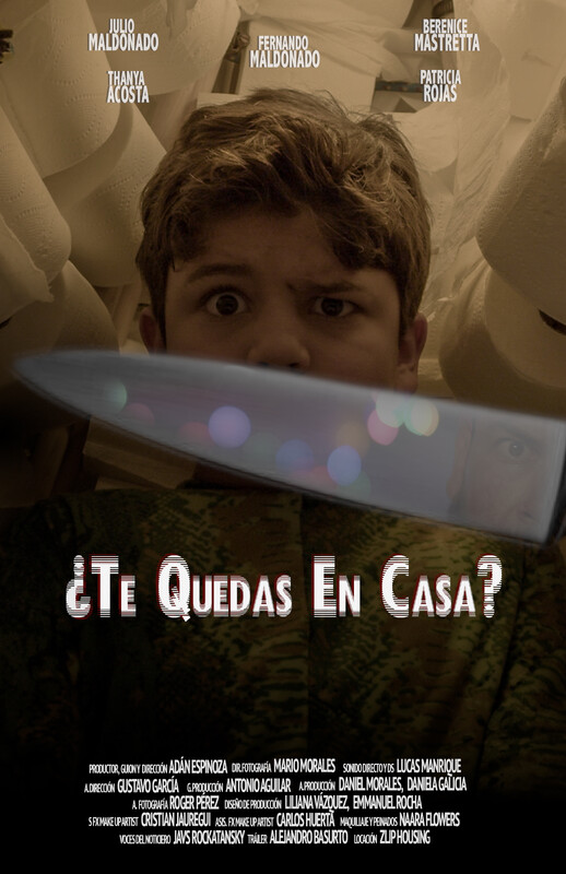 Do you stay home? (2024) - film poster, directed by Luis Espinoza