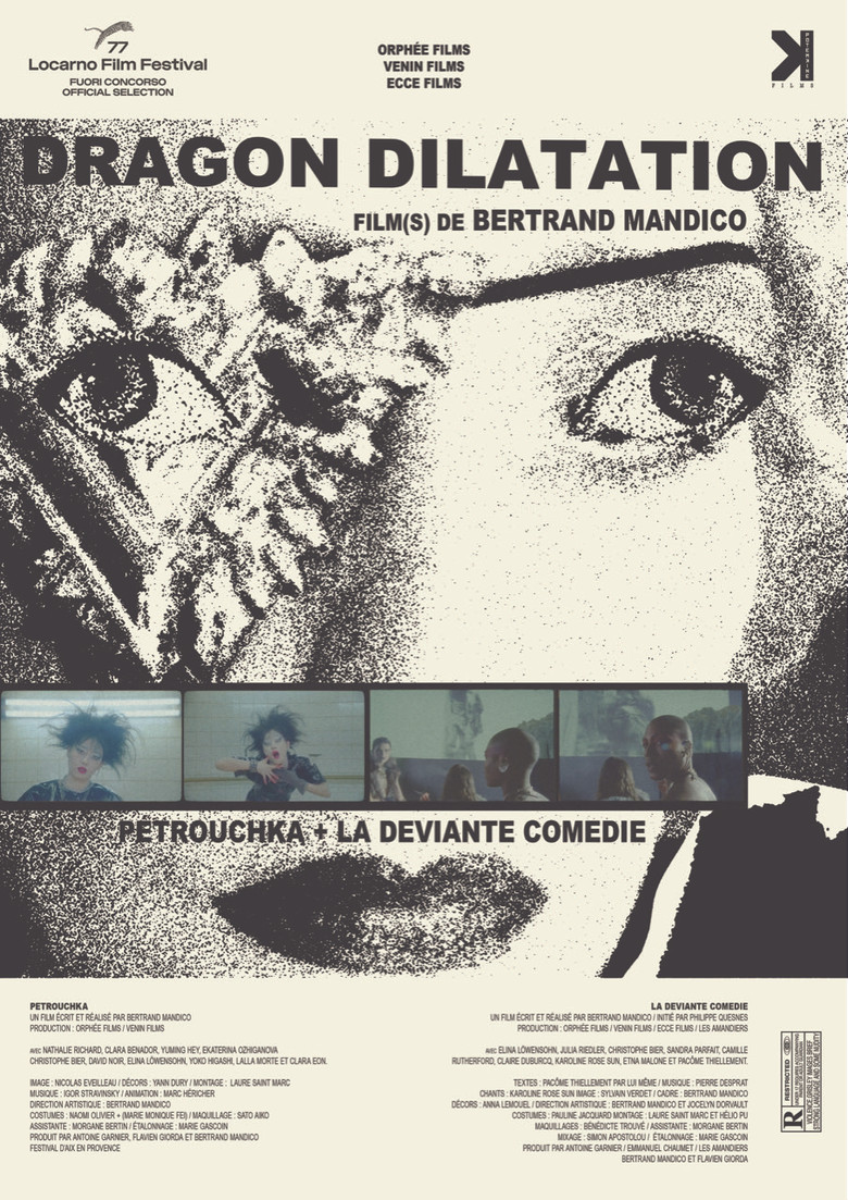 Dragon Dilatation (2024) — film poster, directed by Bertrand Mandico