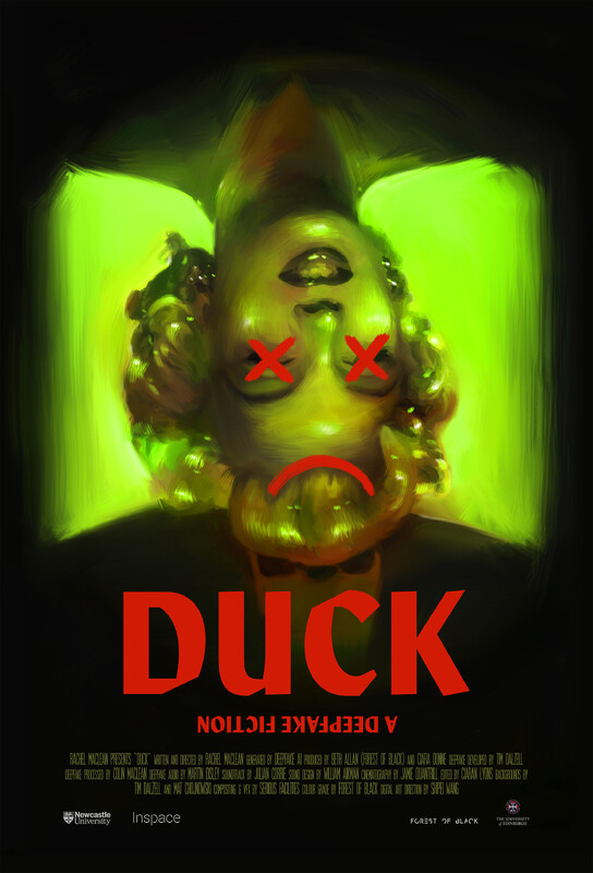 DUCK (installation) (2024) - film poster, directed by Rachel Maclean