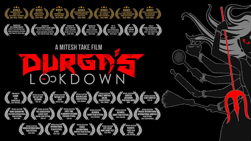 Durga's Lockdown (2020) - film poster, directed by Mitesh Take