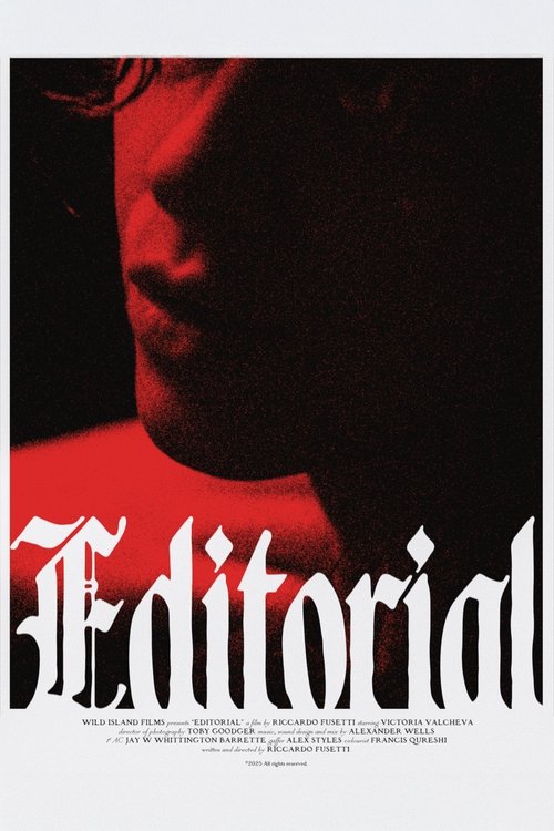Editorial (2025) — film poster, directed by Riccardo Fusetti