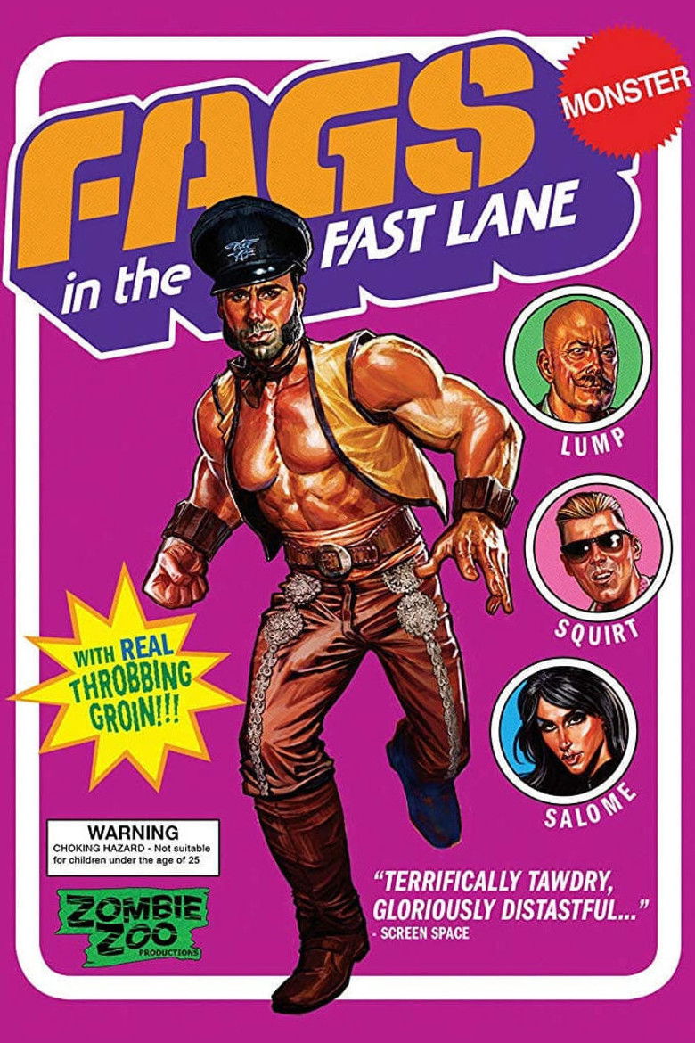 Fags in the Fast Lane (2017) - film poster, directed by Josh Collins