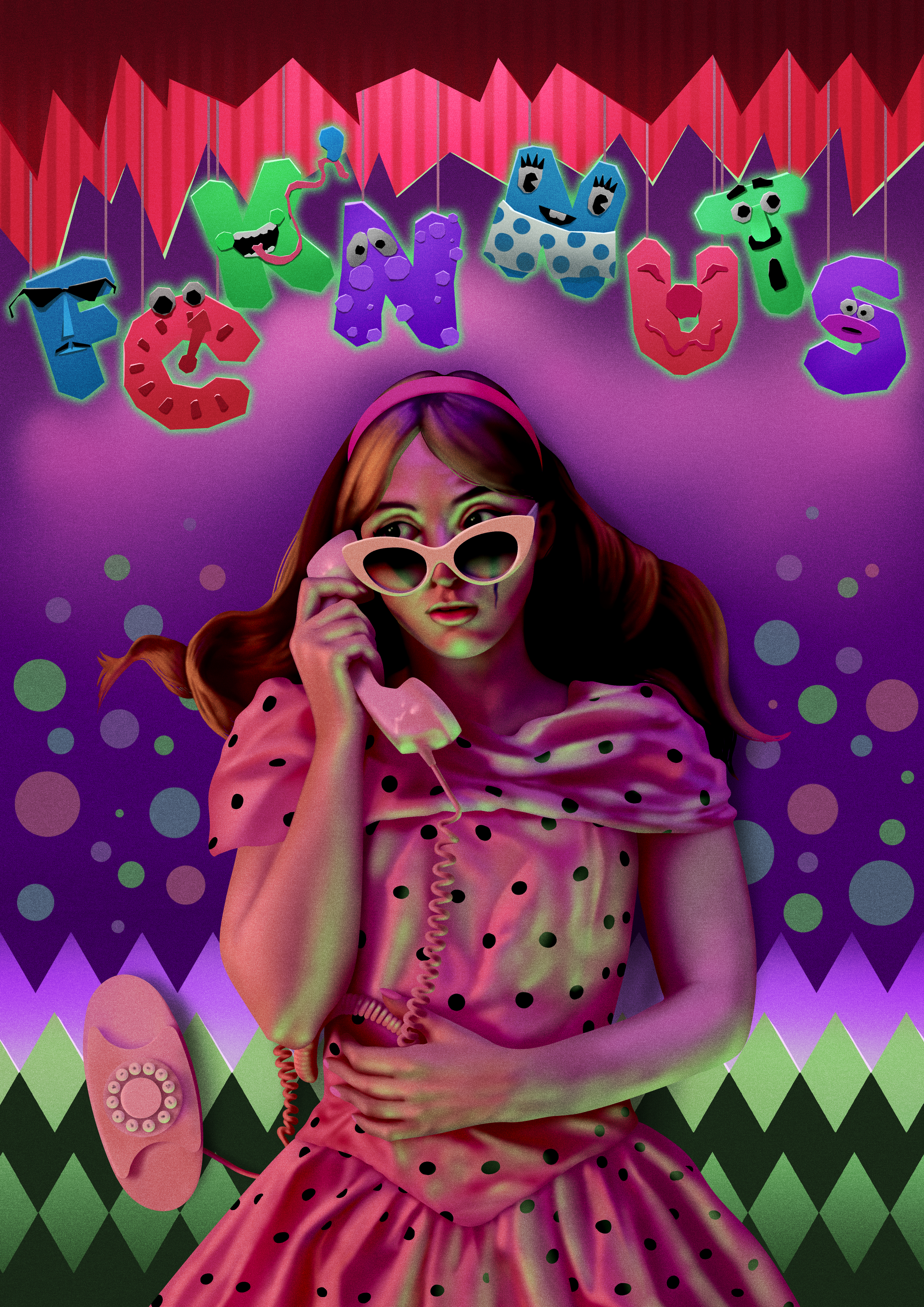 Fck'N Nuts (2023) - film poster, directed by Sam Fox