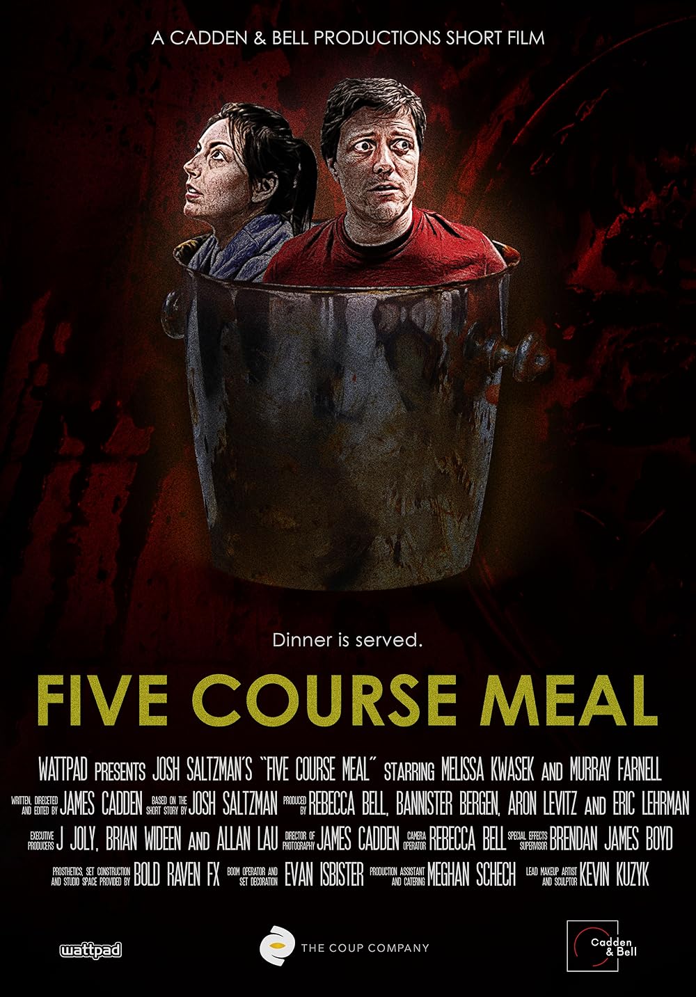 Five Course Meal (2018) - film poster, directed by James Cadden