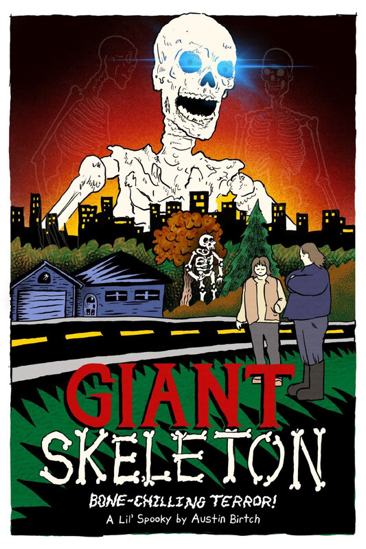 Giant Skeleton (2024) - film poster, directed by Austin Birtch