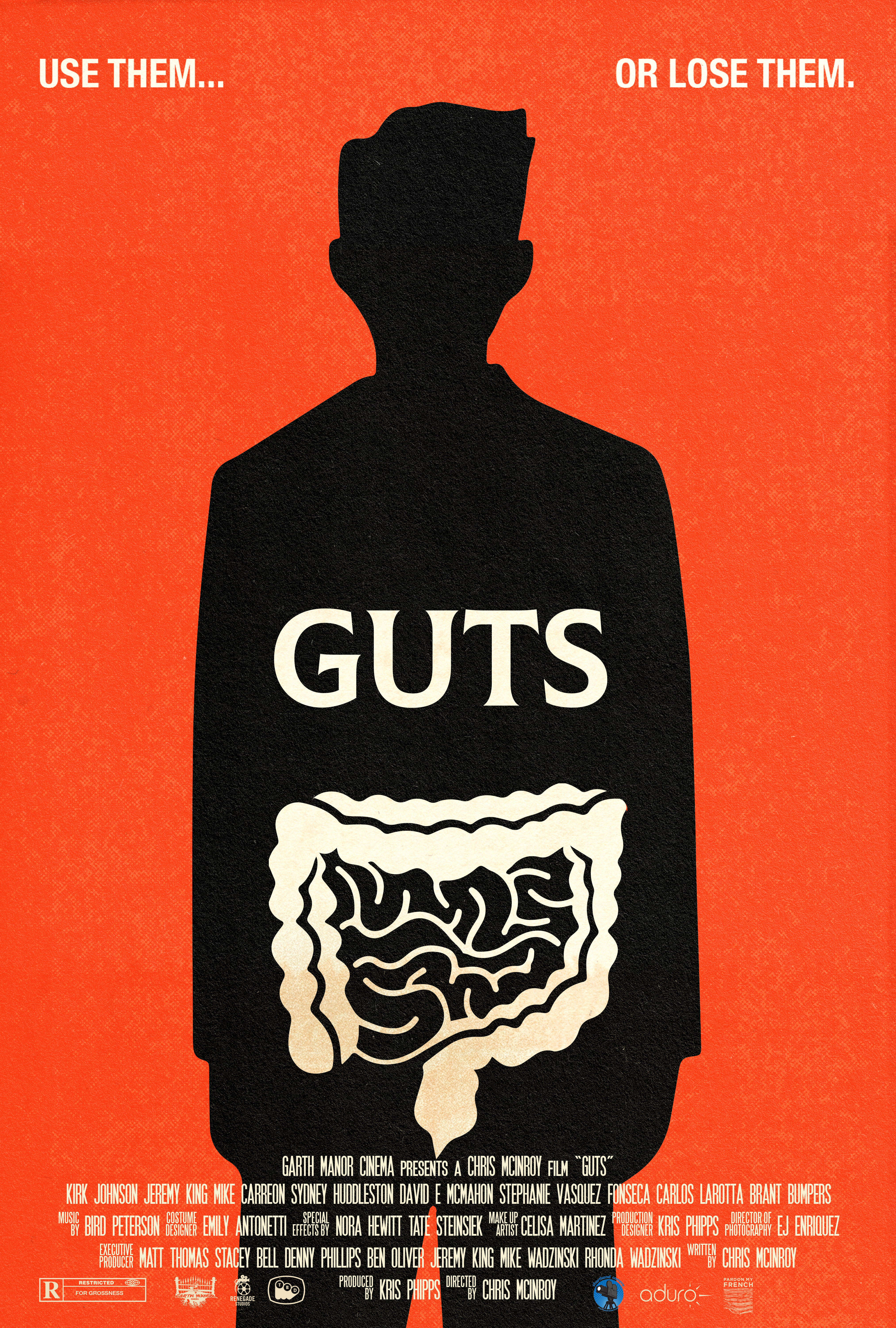 Guts (2021) - film poster, directed by Chris McInroy