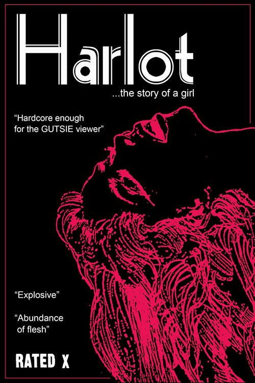 Harlot (1971) - film poster, directed by Michael Benveniste