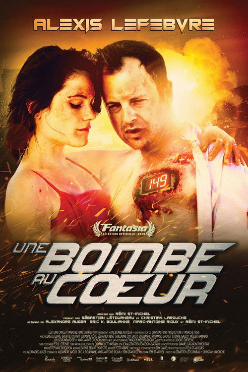 Heart Bomb (2019) — film poster, directed by Rémi St-Michel