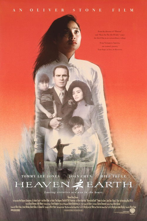 Heaven & Earth (1993) - film poster, directed by Oliver Stone