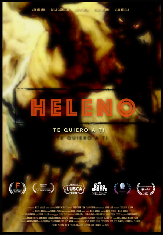 HELENO (2022) - film poster, directed by Mikel Arraiz