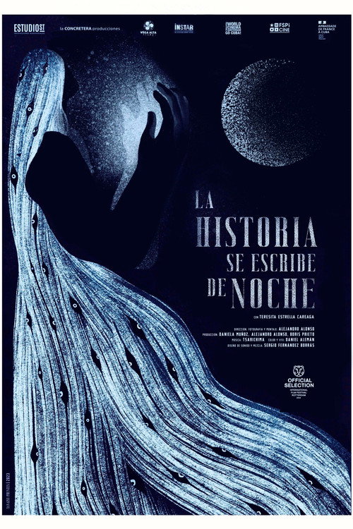 History Is Written at Night (2024) - film poster, directed by Alejandro Alonso Estrella