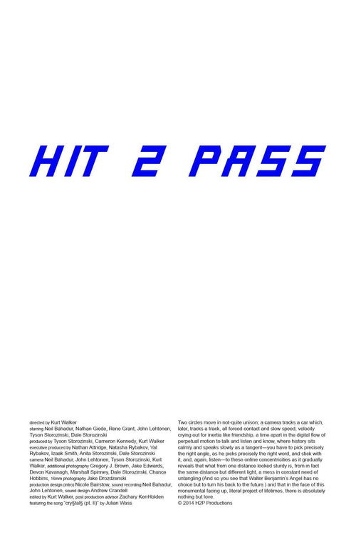 Hit 2 Pass (2014) — film poster, directed by Kurt Walker